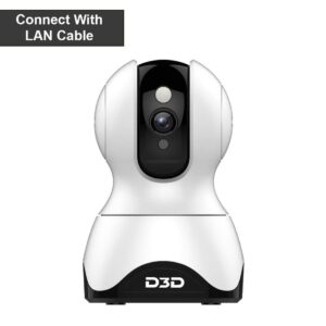 D3D Re-Newed Alexa Support 2MP WiFi Home Security Camera with Cloud Storage_F1362C