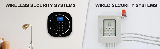 You are currently viewing Comparison between Wireless security systems and Wired security systems
